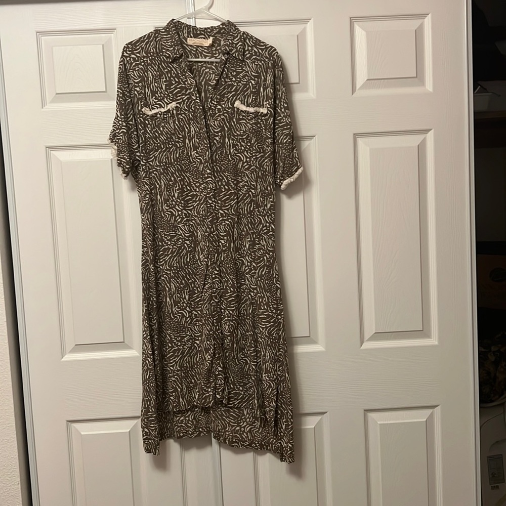 BeachGold Animal Print Dress